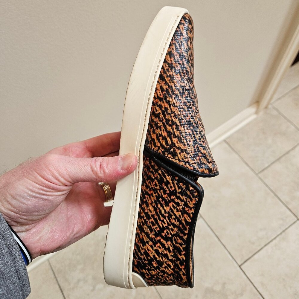 Rag & Bone Women's 'Kent' Tweed Print Leather Slip-Ons, Sz 9 (EU 39) - Picture 12 of 16